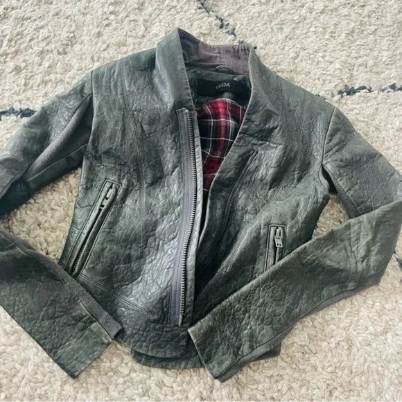 veda leather moto jacket - Picture 7 of 8